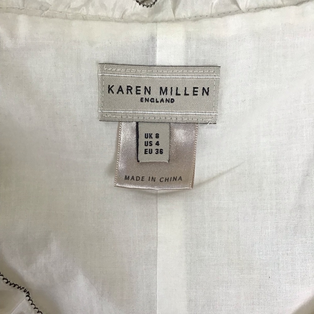 Karen Millen dress. Black and White size US 4 - Picture 6 of 8